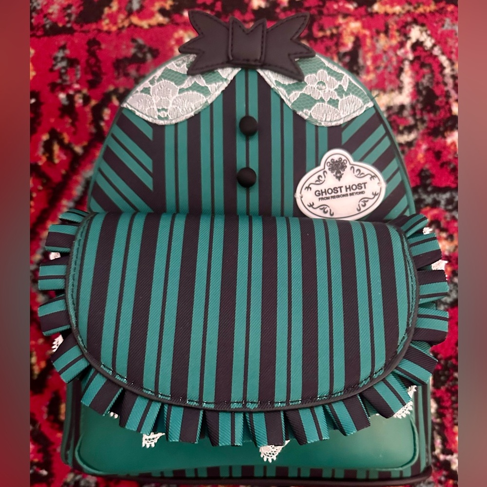 NEW Loungefly Ghost Host Haunted Mansion backpack